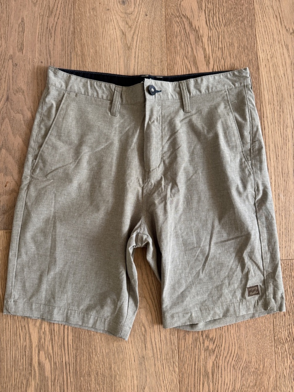 Billabong Men's Olive Flat Front Shorts